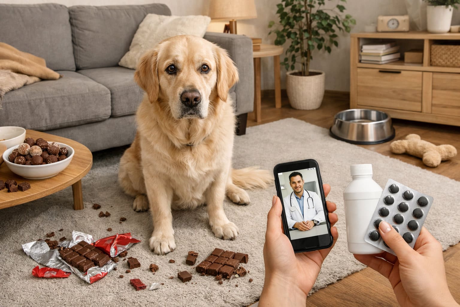 Chocolate Ingestion in Dogs Is a Medical Emergency