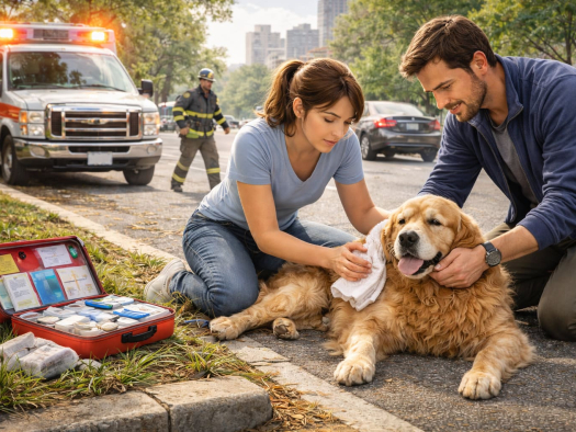 Dog Hit by Car First Aid – What to Do Immediately and Emergency Care in Queens NY