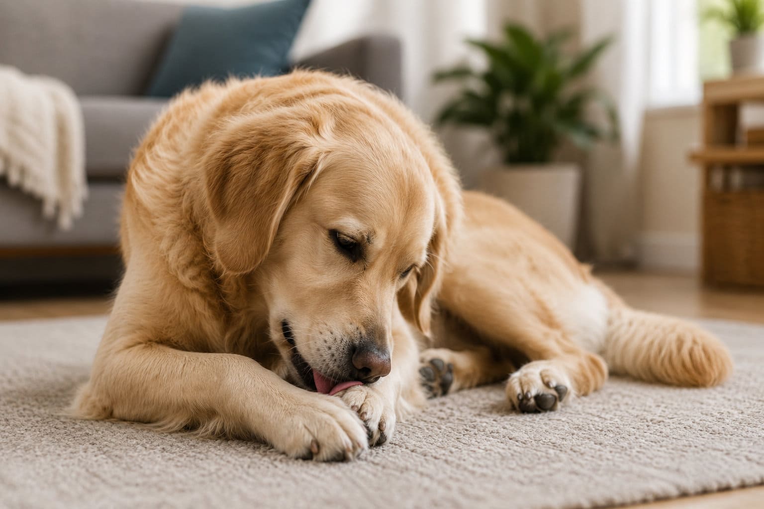 Dog Licking Paws Constantly