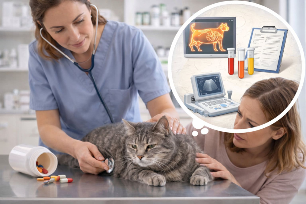 Diagnostic Process at a Veterinary Clinic