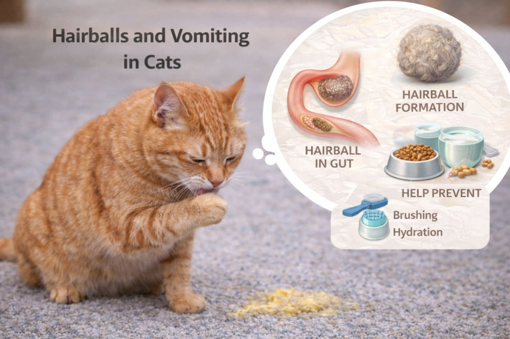 Hairballs and Vomiting in Cats