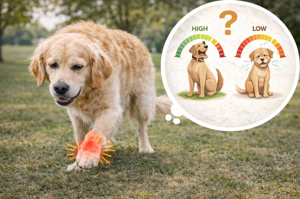 Pain Threshold and Why Dogs Limp Late