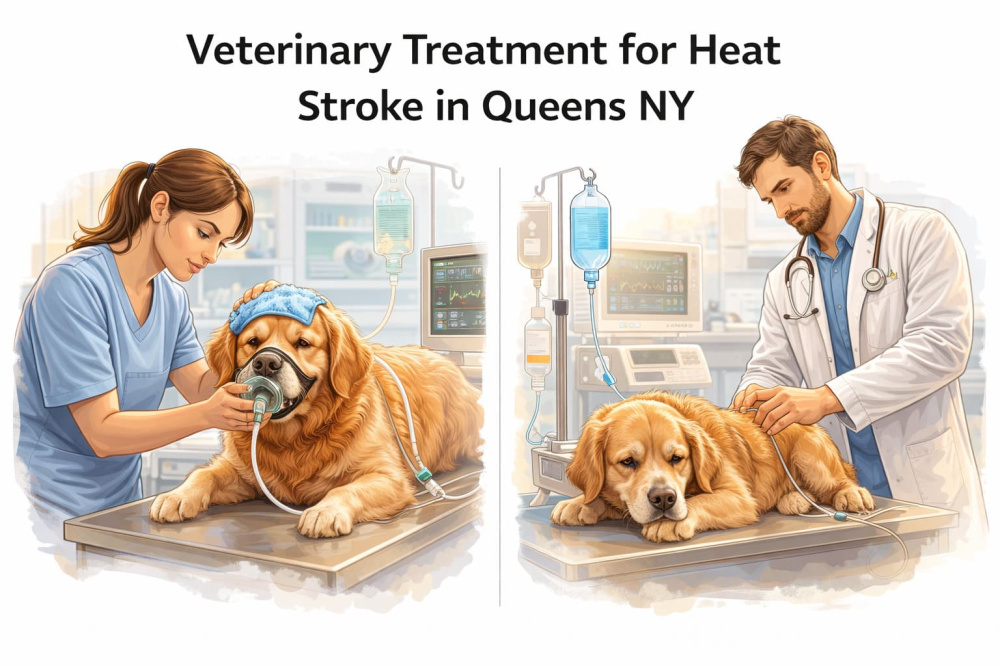 Veterinary Treatment for Heat Stroke in Queens NY